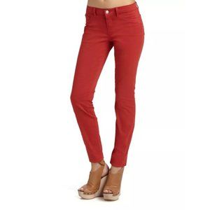 J Brand Womens 811 Skinny Mid Rise Jeans Blood Orange 811K120 size 28
